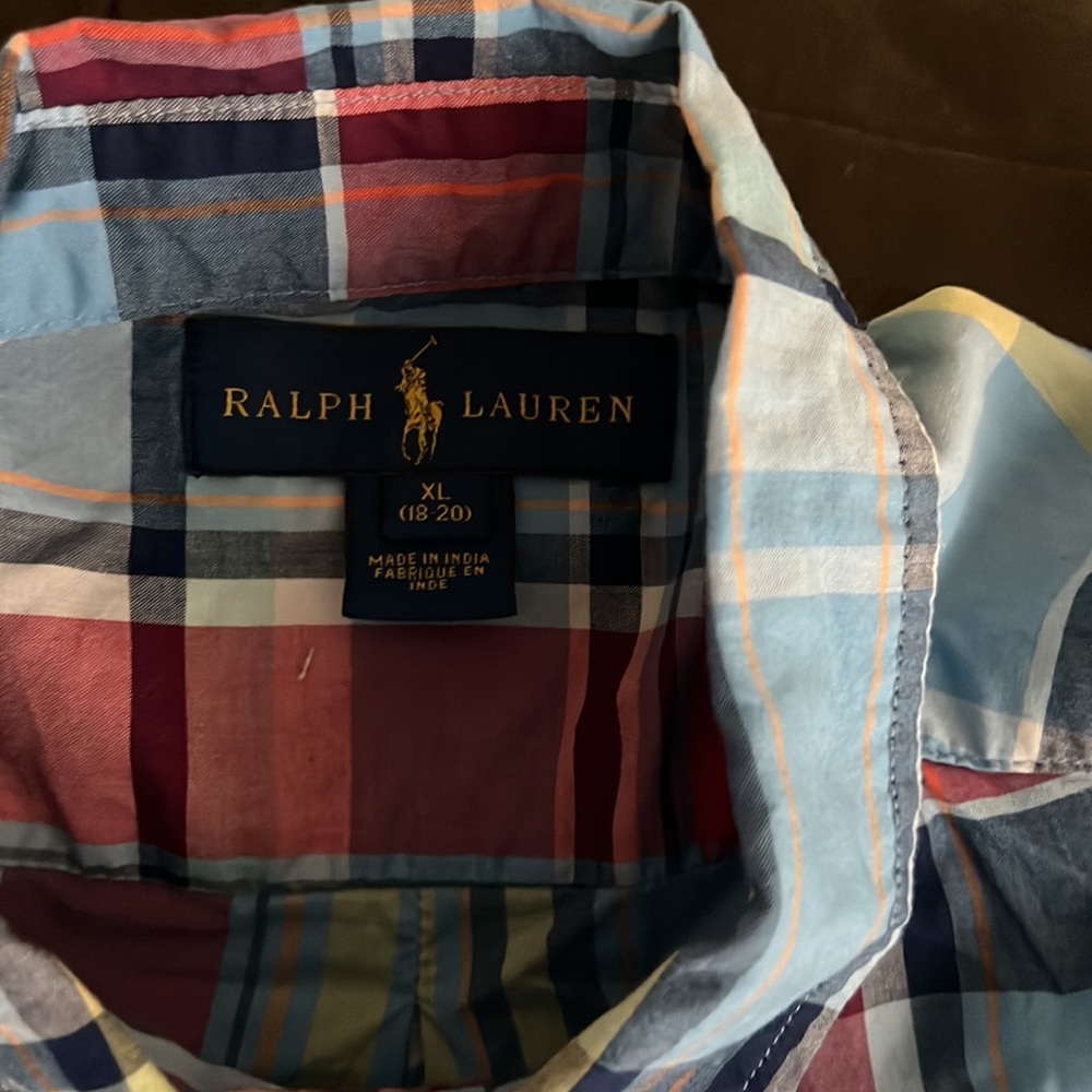 Big Boys Ralph Lauren Button Down - Picture 2 of 2
